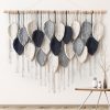 Weldomcor Macrame Wall Hanging Leaf Woven Tapestry Bohemian Chic Wall 
Hanging Feather Large Handmade Wall Art Decor for Bedroom Living Room 
Apartment Ornament, 39 inch